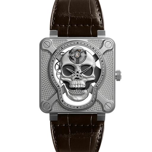 Replica Bell and Ross br01 Watch BR 01 LAUGHING SKULL BR01-SKULL-SK-ST
